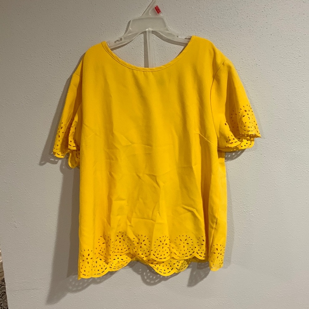 Yellow blouse